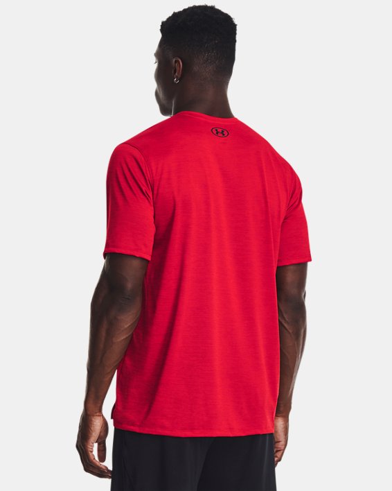 Men's UA Tech™ Vent Short Sleeve, Red, pdpMainDesktop image number 1